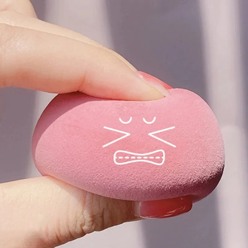 Blushimmer 4pcs beauty egg makeup sponge set with egg box, ideal for foundation, face cream, and powder application