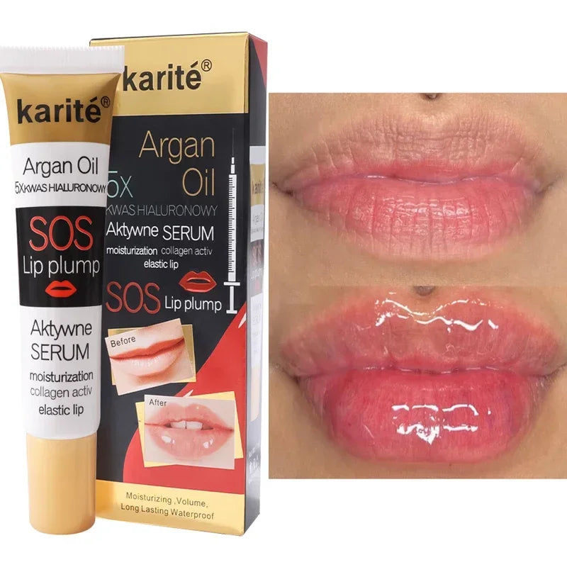 Blushimmer moisturizing lip gloss with plumping effect, mineral oil for fuller, nutritious lips and smooth liquid makeup finish.