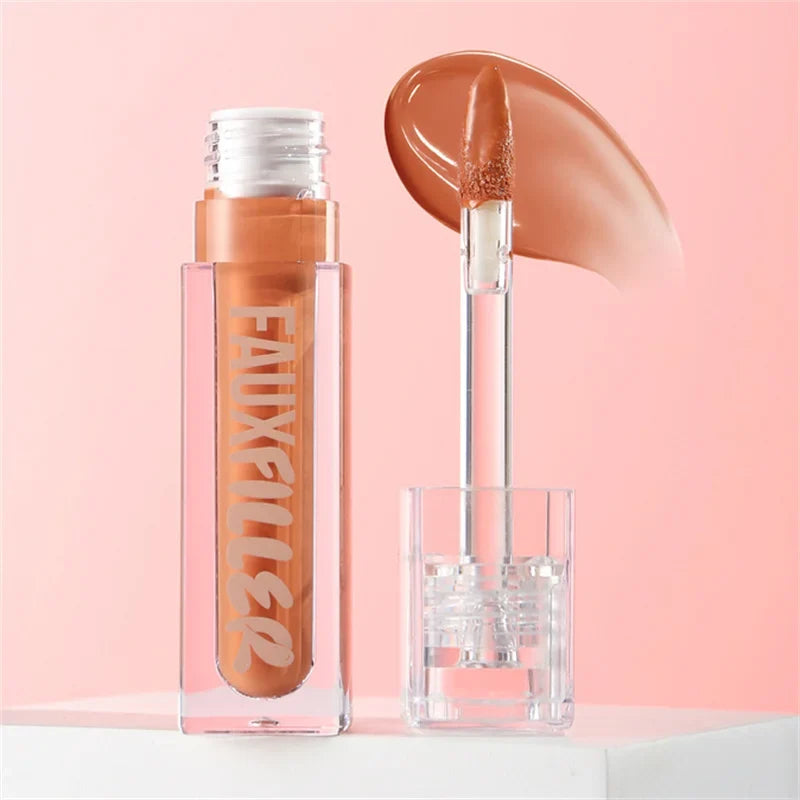 Blushimmer Huda Beauty Blush Filter Soft Glow Liquid Blush with shiny lip gloss in cotton candy and bubblegum shades, makeup cosmetics