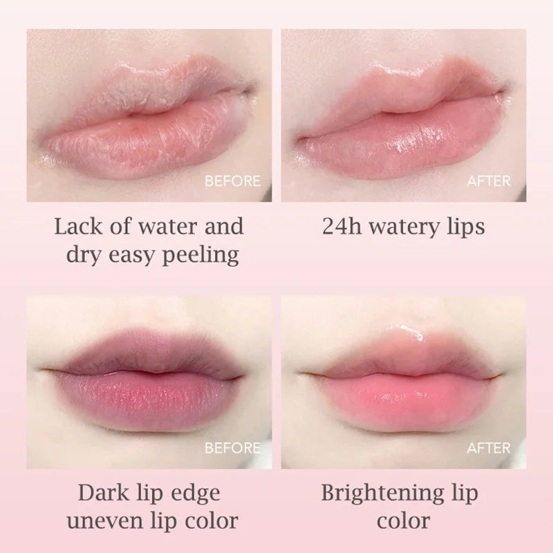 Blushimmer Pennyfun fruit-flavored lip balm set with colorful tubes, showcasing ultra-hydrating, moisturizing lip treatment.