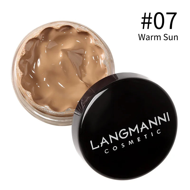 Blushimmer full coverage liquid concealer and waterproof foundation makeup base in a long-lasting cream for dark circles and acne.