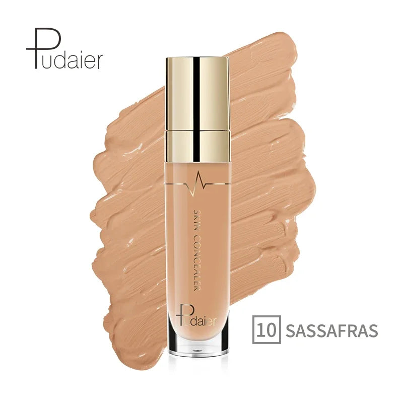 Blushimmer face contour concealer palette with liquid, waterproof, full coverage foundation and correctors for dark skin tones.