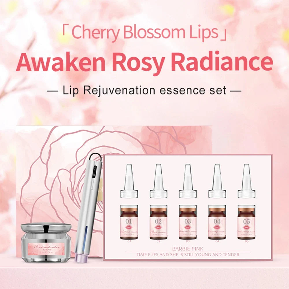 Blushimmer Sober Skin natural rose lip scrub and balm for brightening dark lips and enhancing pink lip color.