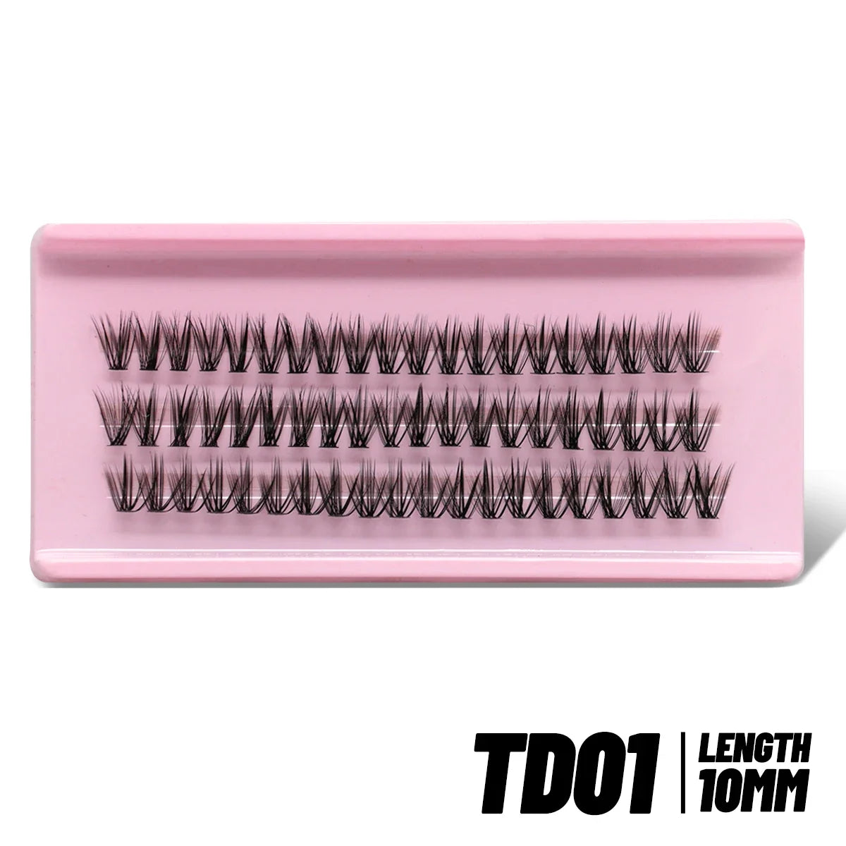 Blushimmer GROINNEYA Lashes Clusters cat eye wispy individual eyelash extensions with fluffy, voluminous design for DIY makeup application