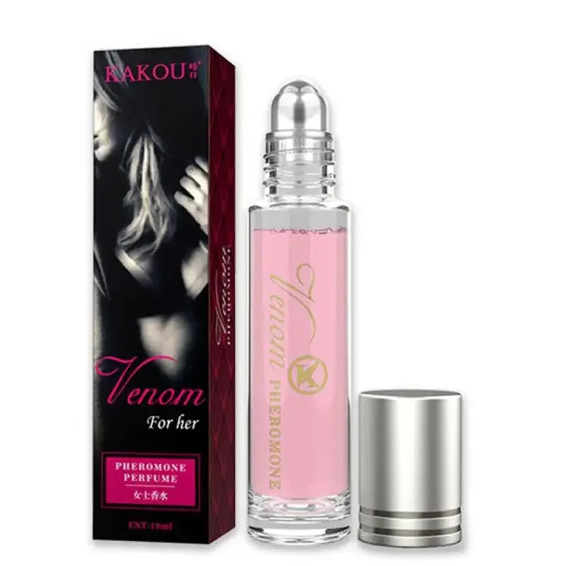 Blushimmer 10ml perfume oil with pheromones for men and women, featuring a long-lasting, elastic body essential oil fragrance.