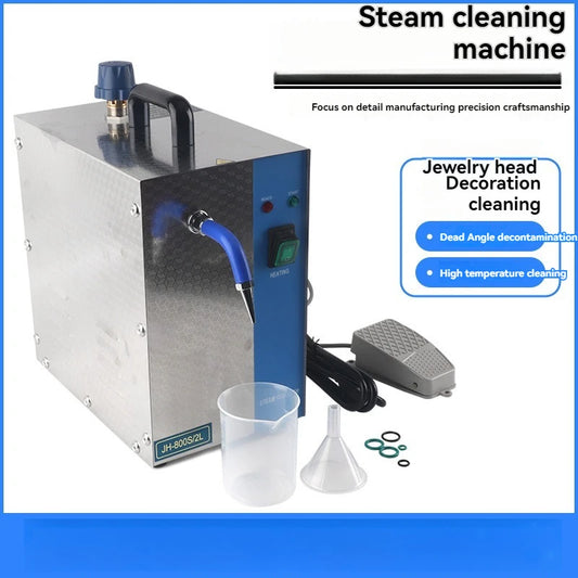 Jewelry Cleaner Machine, Professional Jewelry Steam Cleaner Machine 1300W 2L, Stainless Steel Jewelry Cleaning Equipment