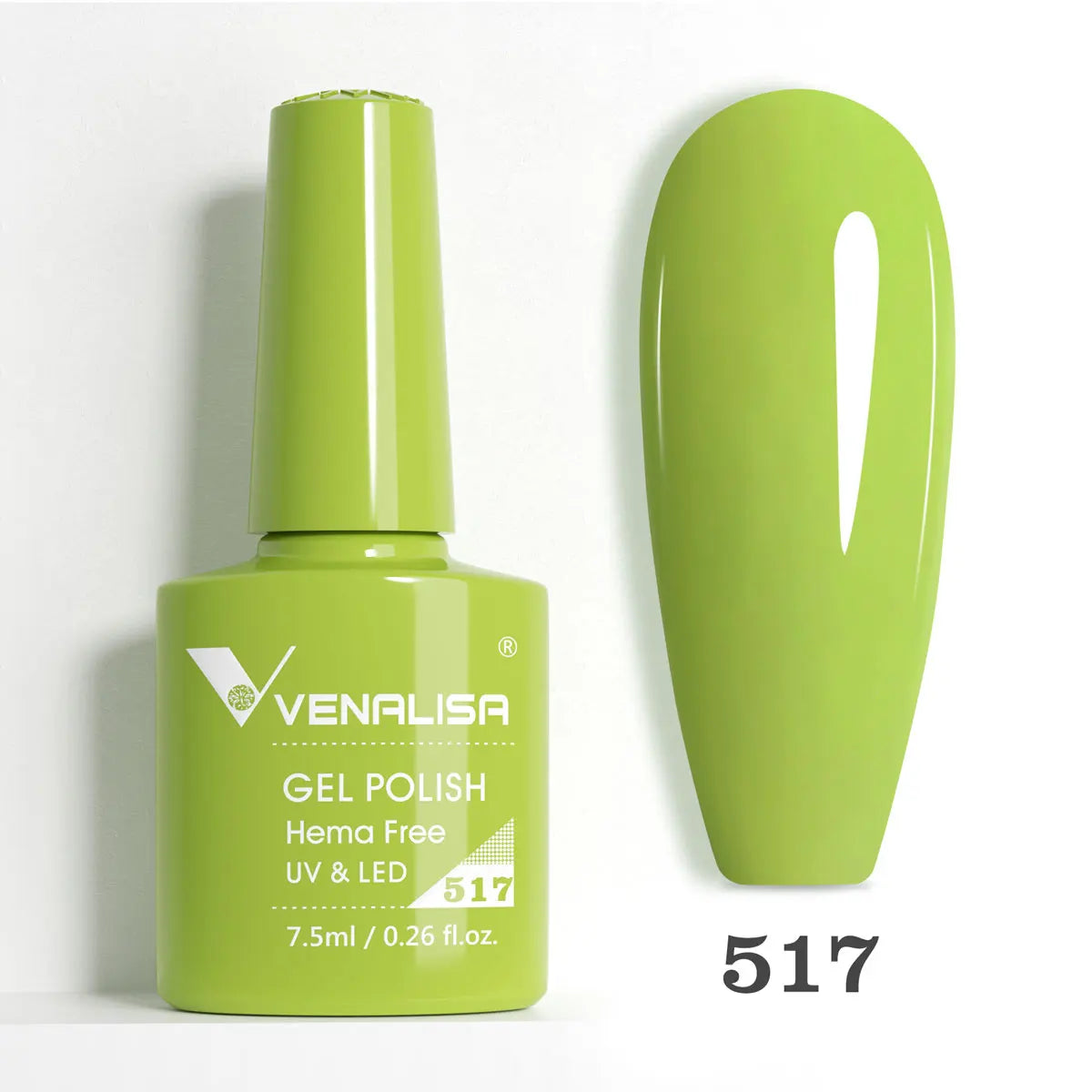 Blushimmer Venalisa HEMA TPO free glitter gel nail polish in pink nude shade, full coverage soak-off UV and LED French manicure style