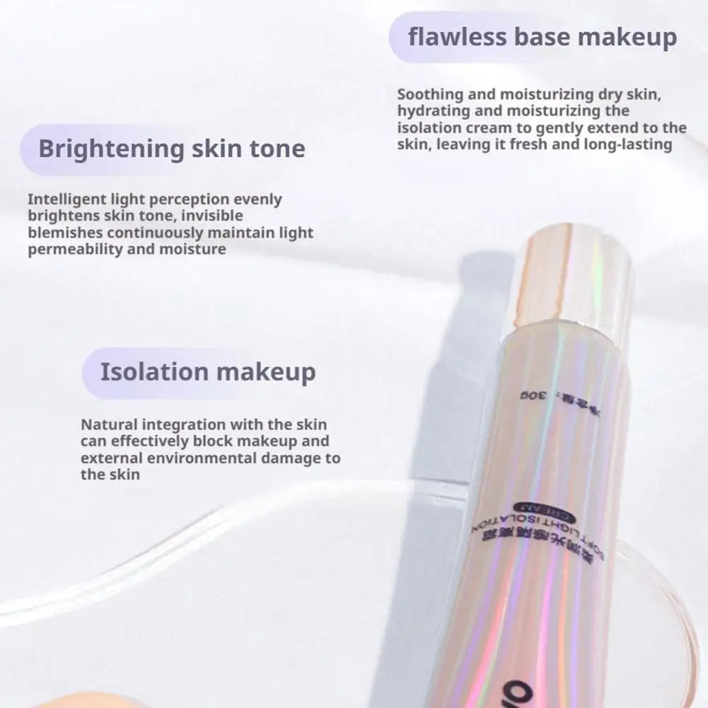 Blushimmer oil control makeup primer with pore blurring, brightening, and moisturizing properties for a smooth pre-makeup base.