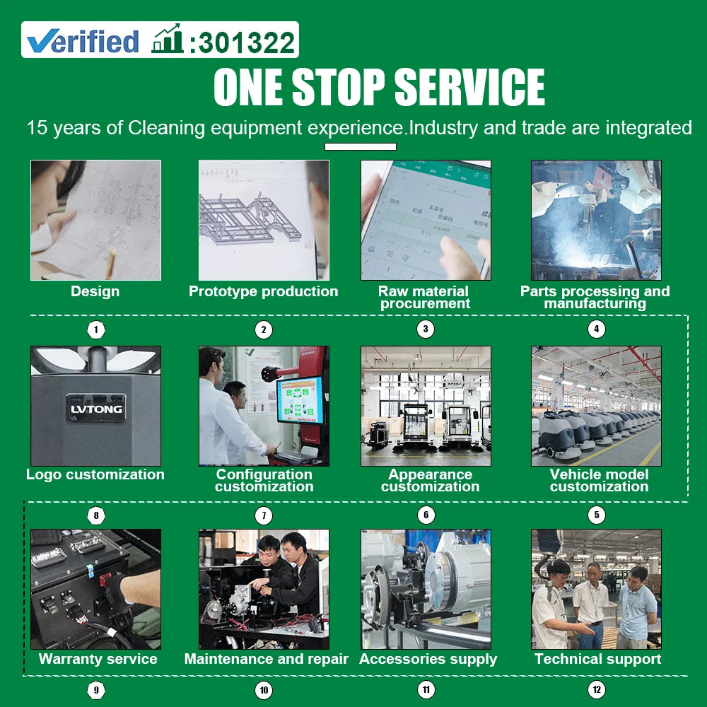 Commercial Electric Floor Sweeper Tile Carpet Cleaning Machine Industrial Power Scrubber For Hotel Mall Office School Shop