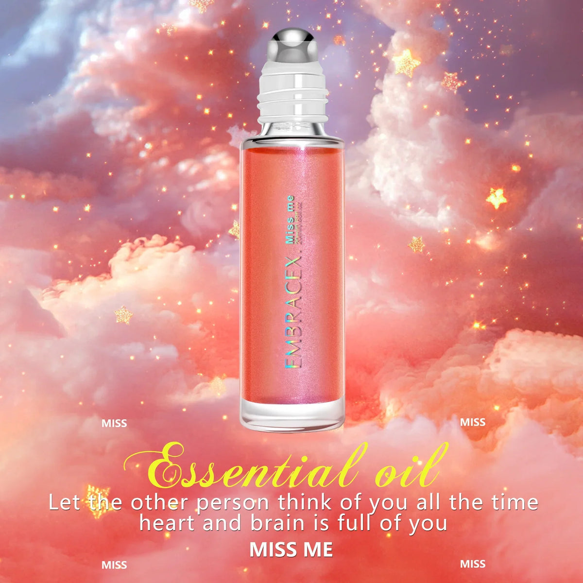 20ml Miss Me Perfume Essential Oils Roll on Perfume Fragrance Long Lasting Fingernail Ears Shoulder Wrist Gifts Perfume Mujer