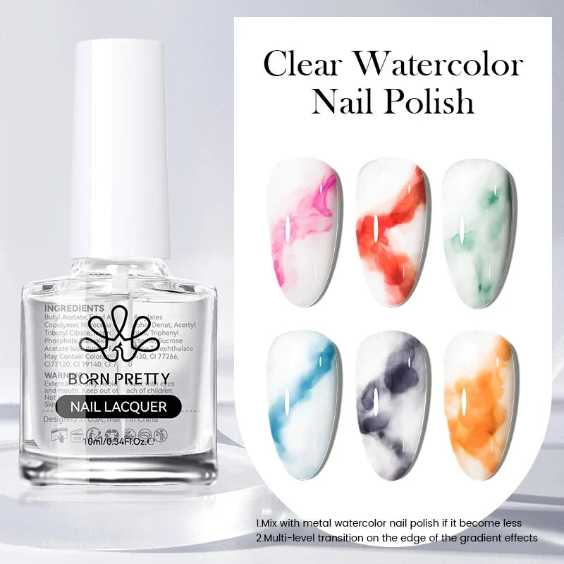 Blushimmer Born Pretty silver carat glitter gel nail polish bottle with reflective, sparkling ultra-shine UV nail art gel, 10ml.