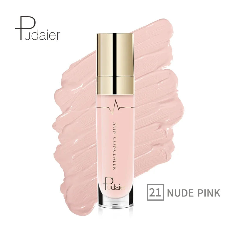 Blushimmer face contour concealer palette with liquid waterproof foundation for dark skin, full coverage, and professional makeup.