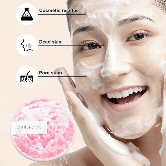 Blushimmer 33-piece beauty makeup sponge set with large and small sponges for flawless application and makeup removal.