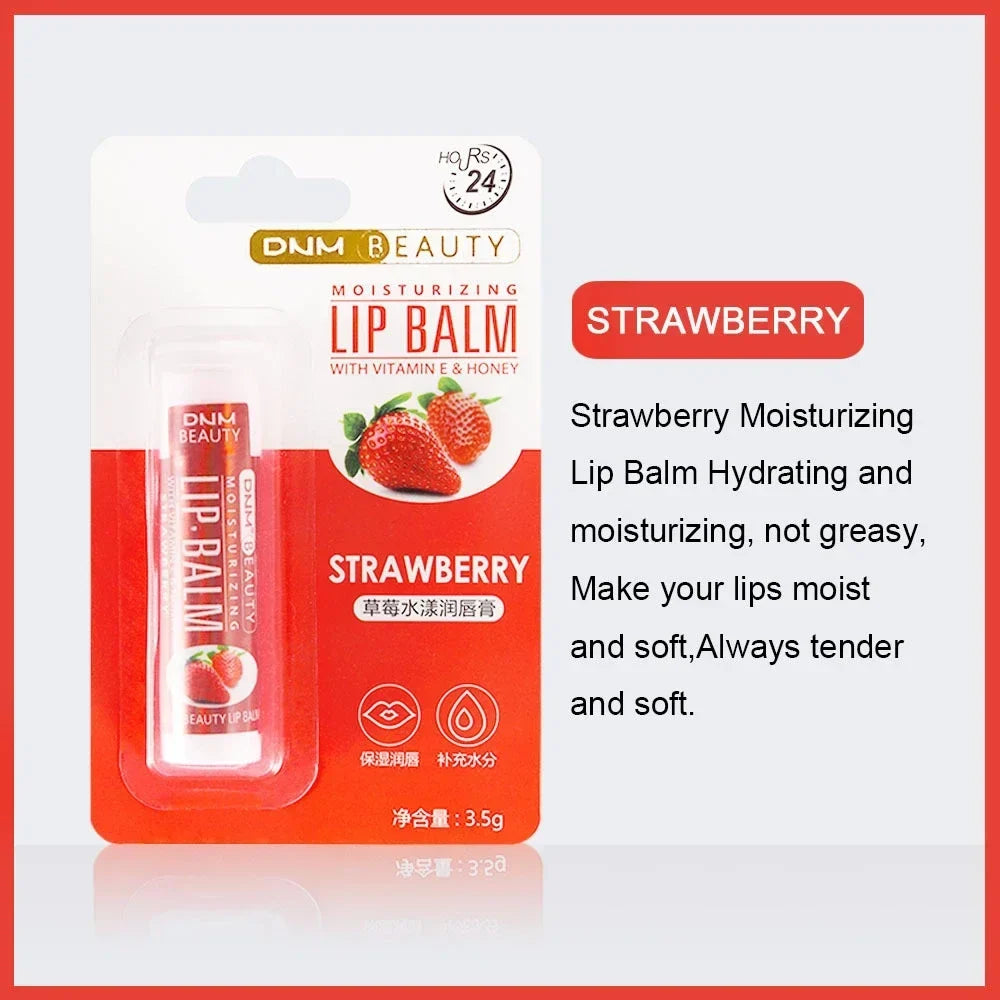Blushimmer 18-style fruit lip balm and lip gloss with moisturizing, hydrating, and anti-wrinkle properties, clear and long-lasting.