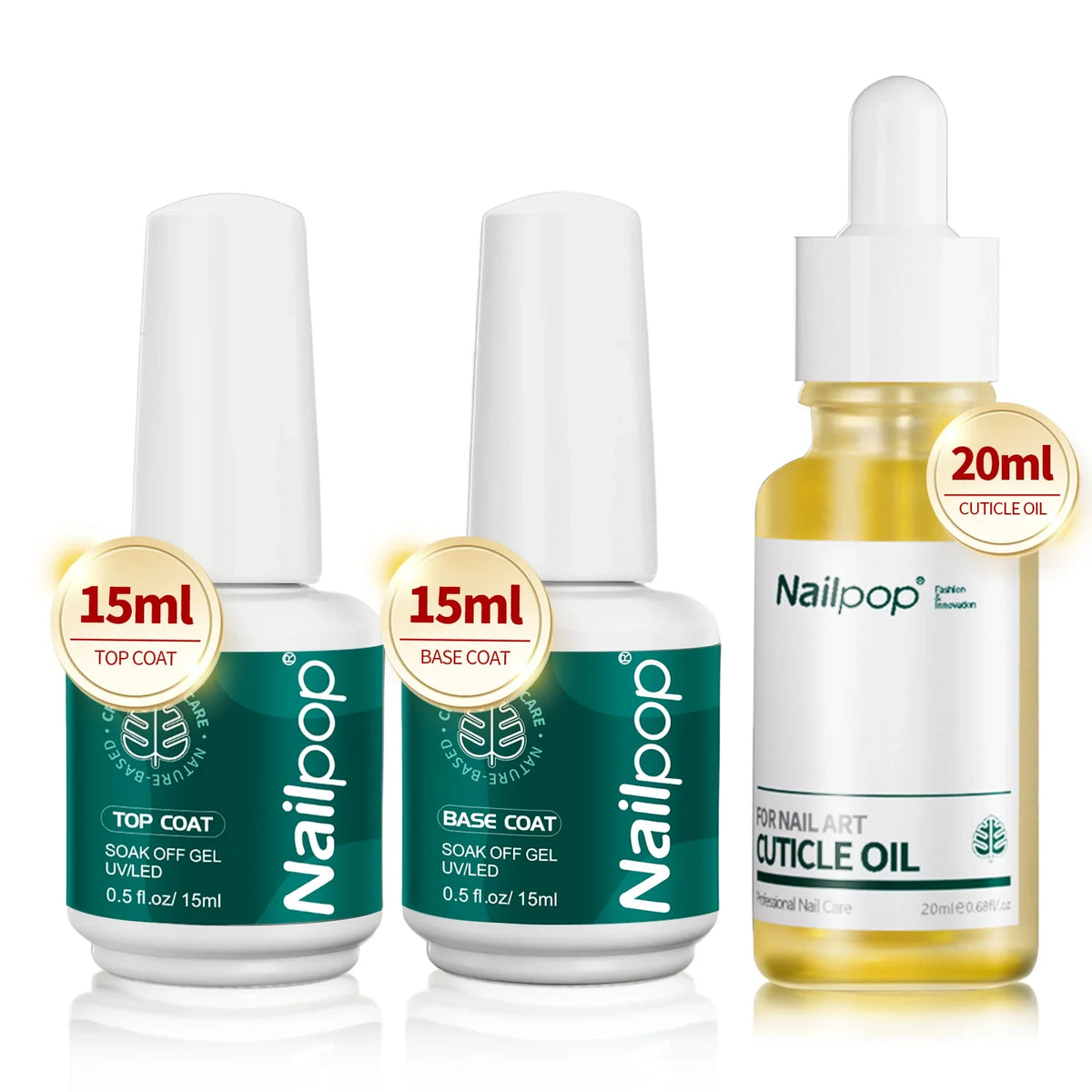 Blushimmer Nailpop Nail Dehydrator and Primer set with acid-free natural nail prep for acrylic and UV gel nails, fast drying, superior bonding.