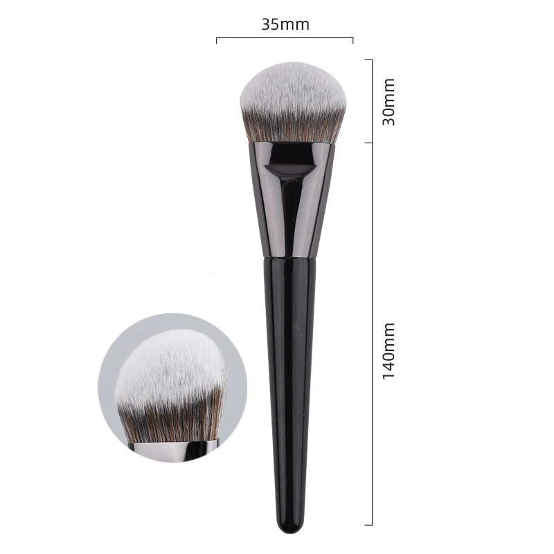 Blushimmer LOYBJ professional foundation brush with 47 broom head for liquid foundation, concealer, and face makeup application.