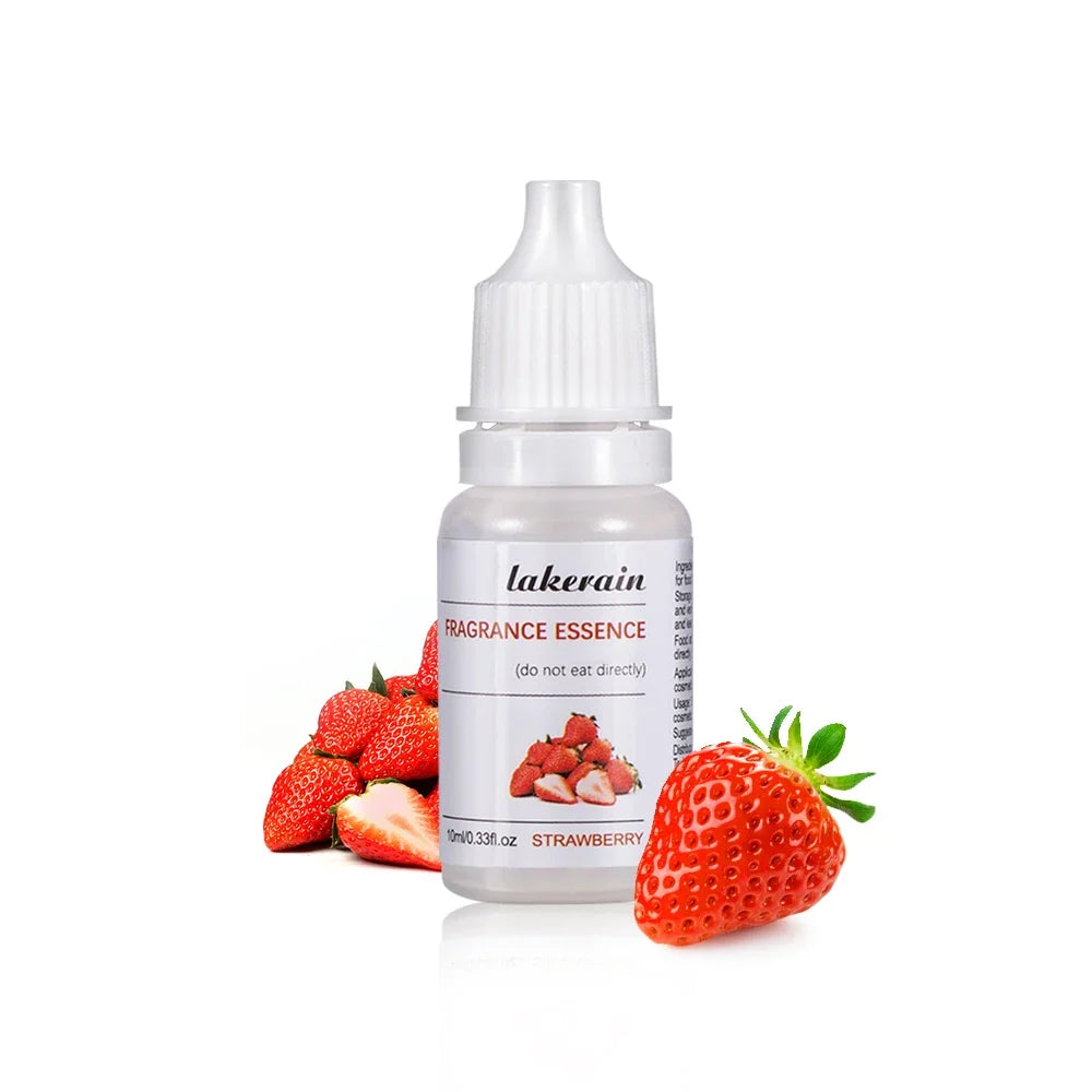 Blushimmer 10ml strawberry fragrance oil for DIY lip gloss, soap making, and diffuser essential oils with fruity aroma.