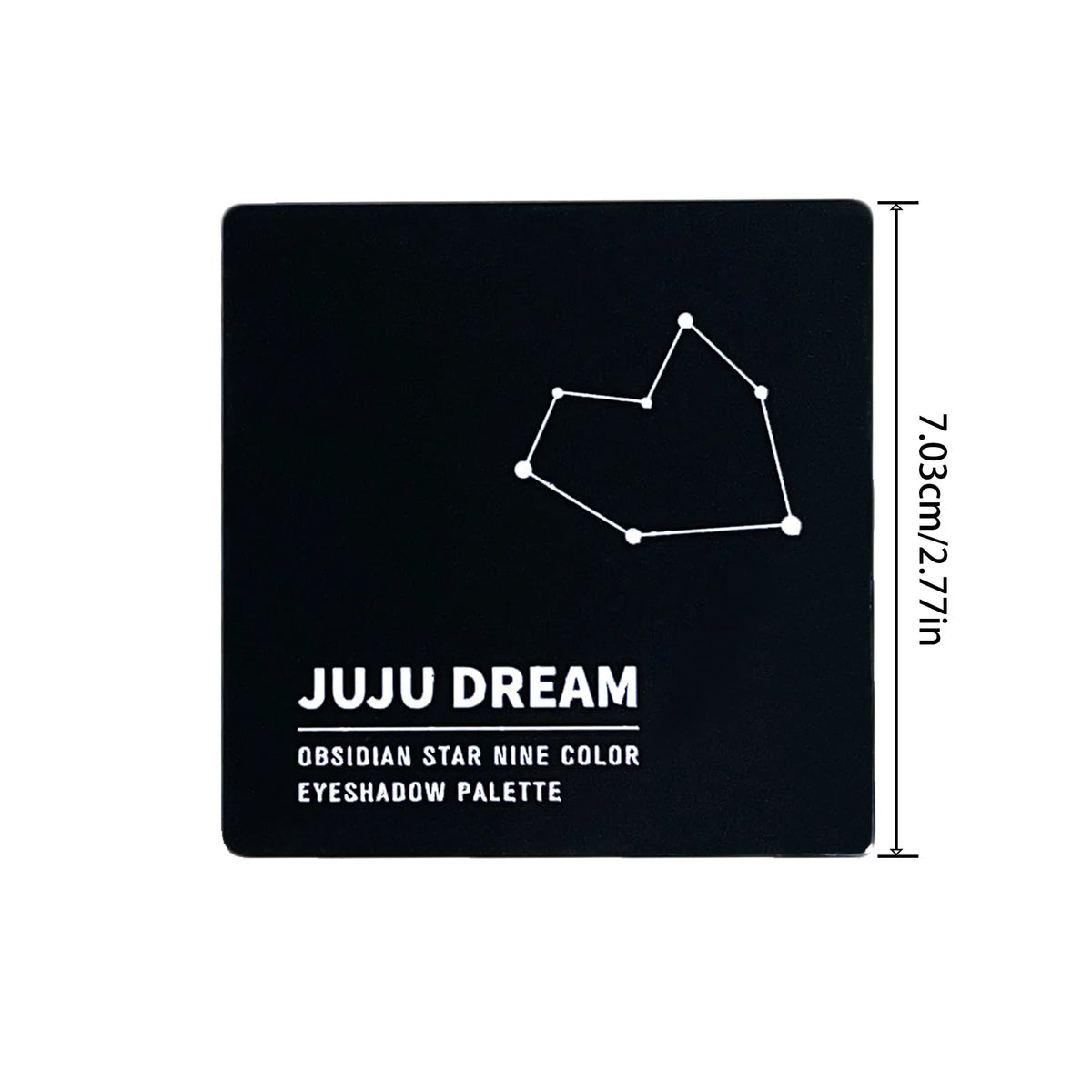9-shade eyeshadow palette: Black Swan, Smoky, Dark Black, Grey Silver Glitter, Matte Finish, Long-lasting, and easy to color
