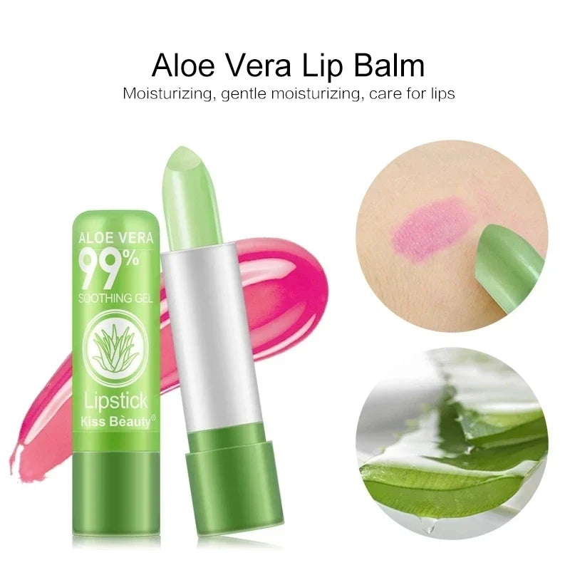 Blushimmer 12-piece set of 3.5g color-changing tinted lip balms with aloe vera, moisturizing and long-lasting lipstick lip balms.