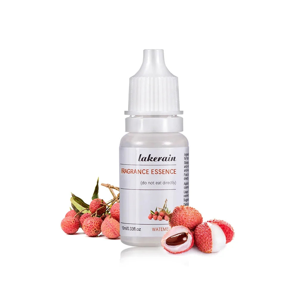 Blushimmer DIY 10ml strawberry fragrance oil for lip gloss, soap making, and essential oil diffuser, in a small clear bottle.