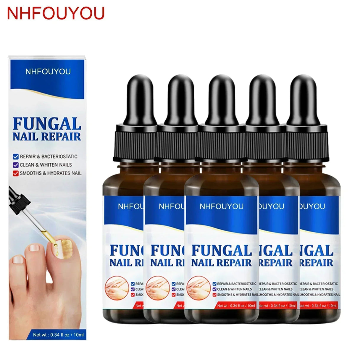 Nail Fungus Treatment Serum Toe Fungal Repair Products Hand Foot Care Removal Gel Anti Infection Paronychia Onychomycosis