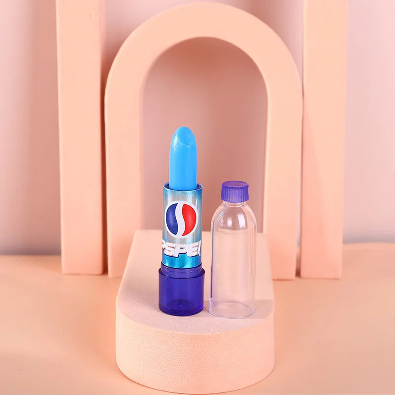 Blushimmer 24-pack moisturizing color-changing lip balms with soda flavor, cute kawaii design, perfect for girls' parties and gifts.