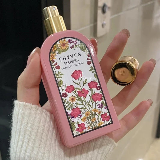 Blushimmer women's luxury perfume bottle with fresh jasmine scent, elegant design, and lasting eau de parfum for a charming fragrance.