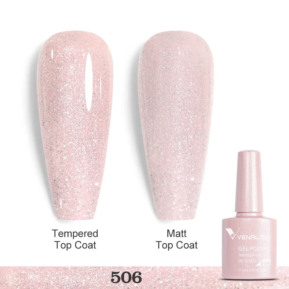 Bright neon pink nail gel polish from Blushimmer, showcasing a glossy, vibrant finish for summer nail art and UV LED application.