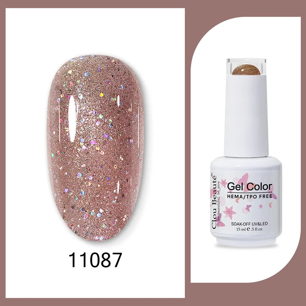 Clou Beaute semi-permanent gel nail polish base and top coat in red, black, white, green, and neon colors with velvet finish by Blushimmer