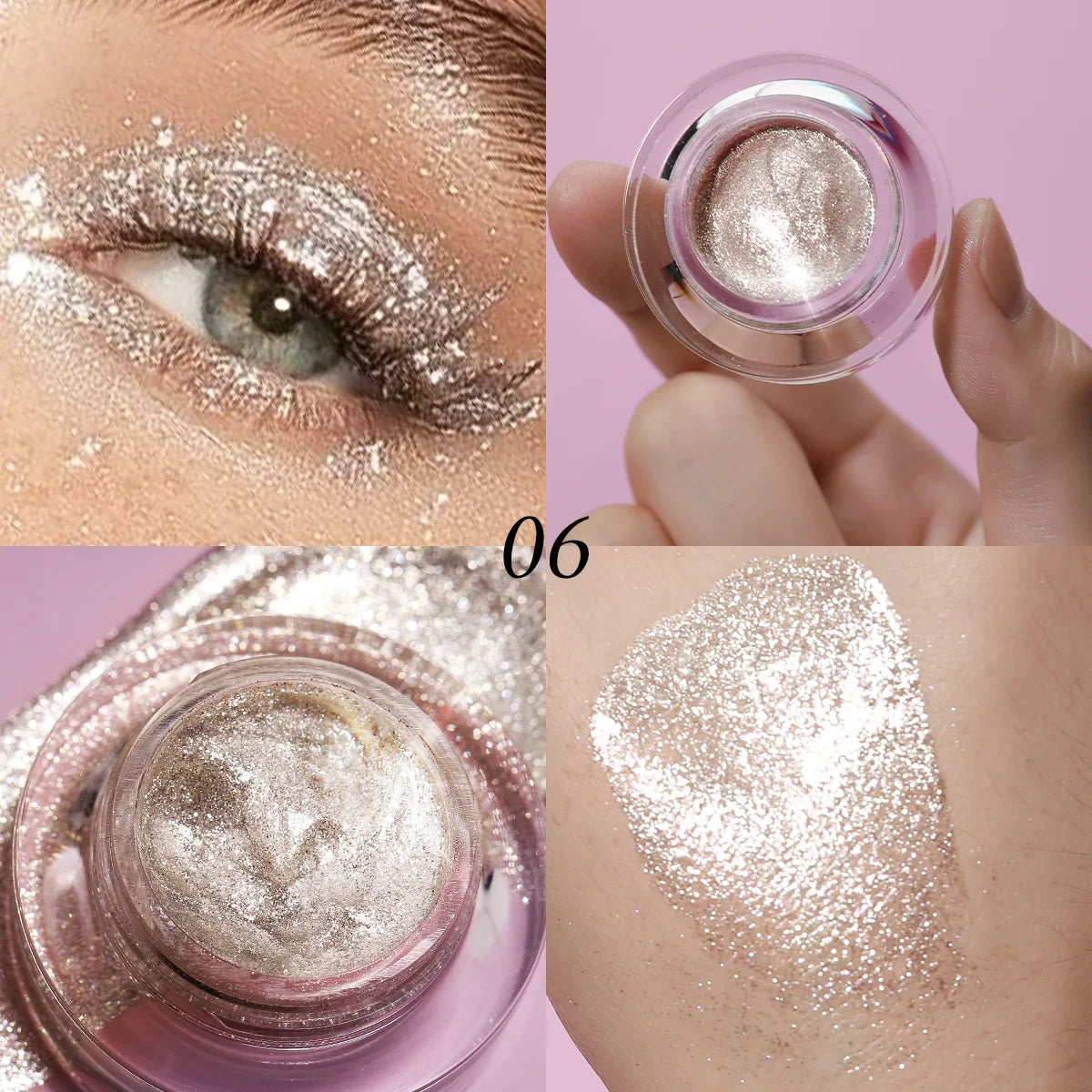 Shiny high gloss liquid by Blushimmer, quick drying long-lasting face and body brightening liquid with a glossy finish.