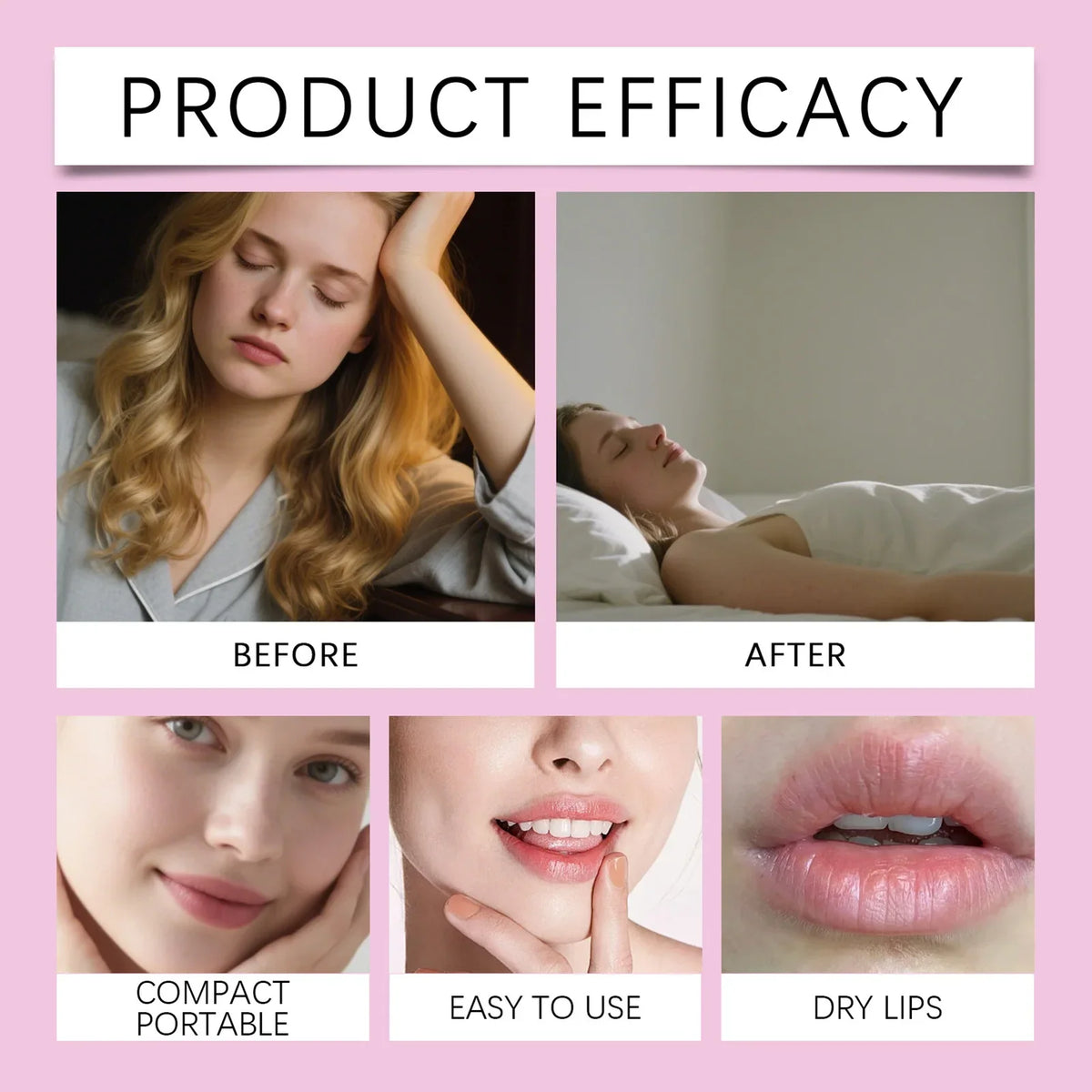 Blushimmer 20g overnight hydrating lip mask for dry, chapped lips, deep nourishing treatment for soft, plump lips.