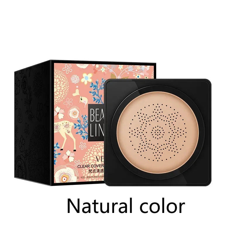 Mushroom Head Air Cushion CC Cream Foundation Moisturizing Long Lasting Face Comestics Natural Brighten Face Base Tone Make Up