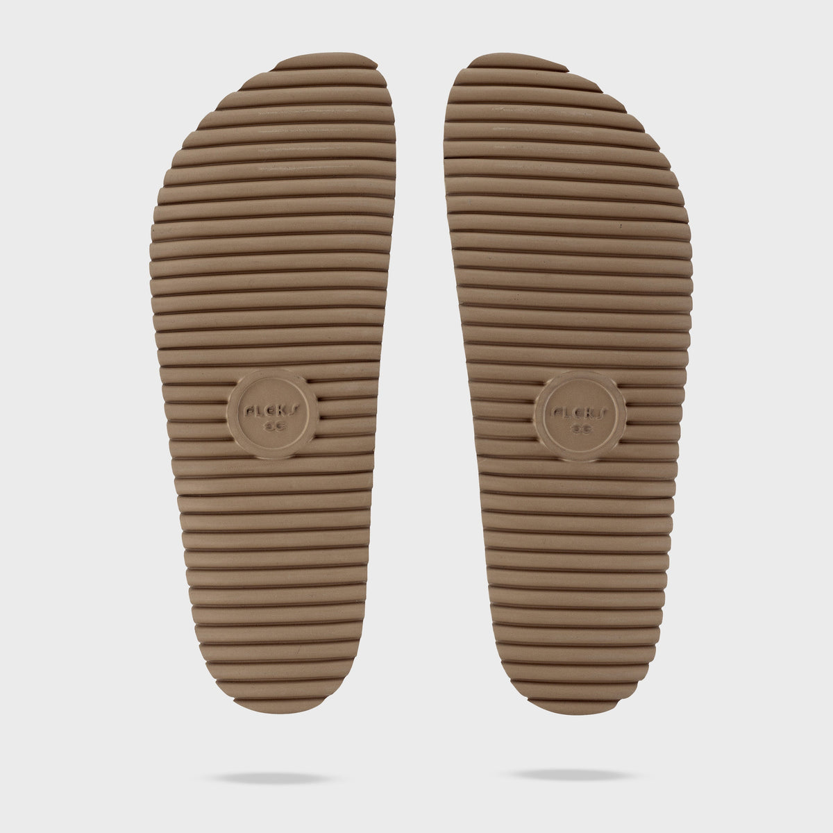 Fleks Seagrove Flip Flop with blush-colored straps and sandy outsole, perfect for casual summer wear.