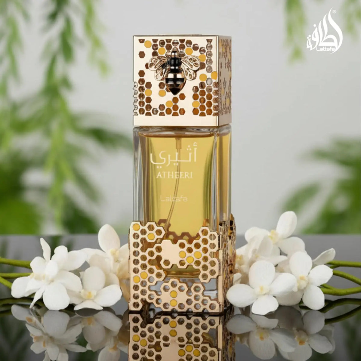 Lattafa Atheeri unisex Eau De Toilette spray by Blushimmer, 3.4 oz, long-lasting fragrance for men and women.