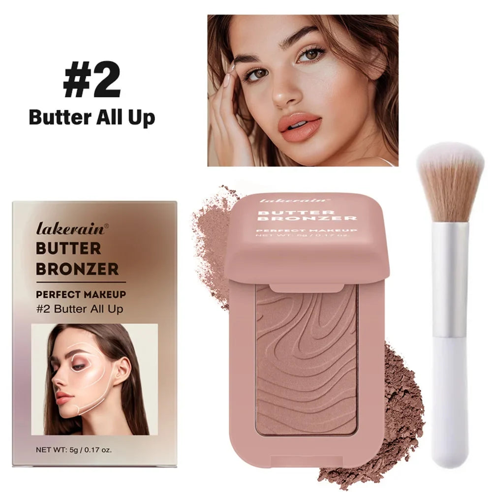 Blushimmer bronzer makeup contour sticks and matte shading palette with face bronzers and illuminators for contouring and highlighting.