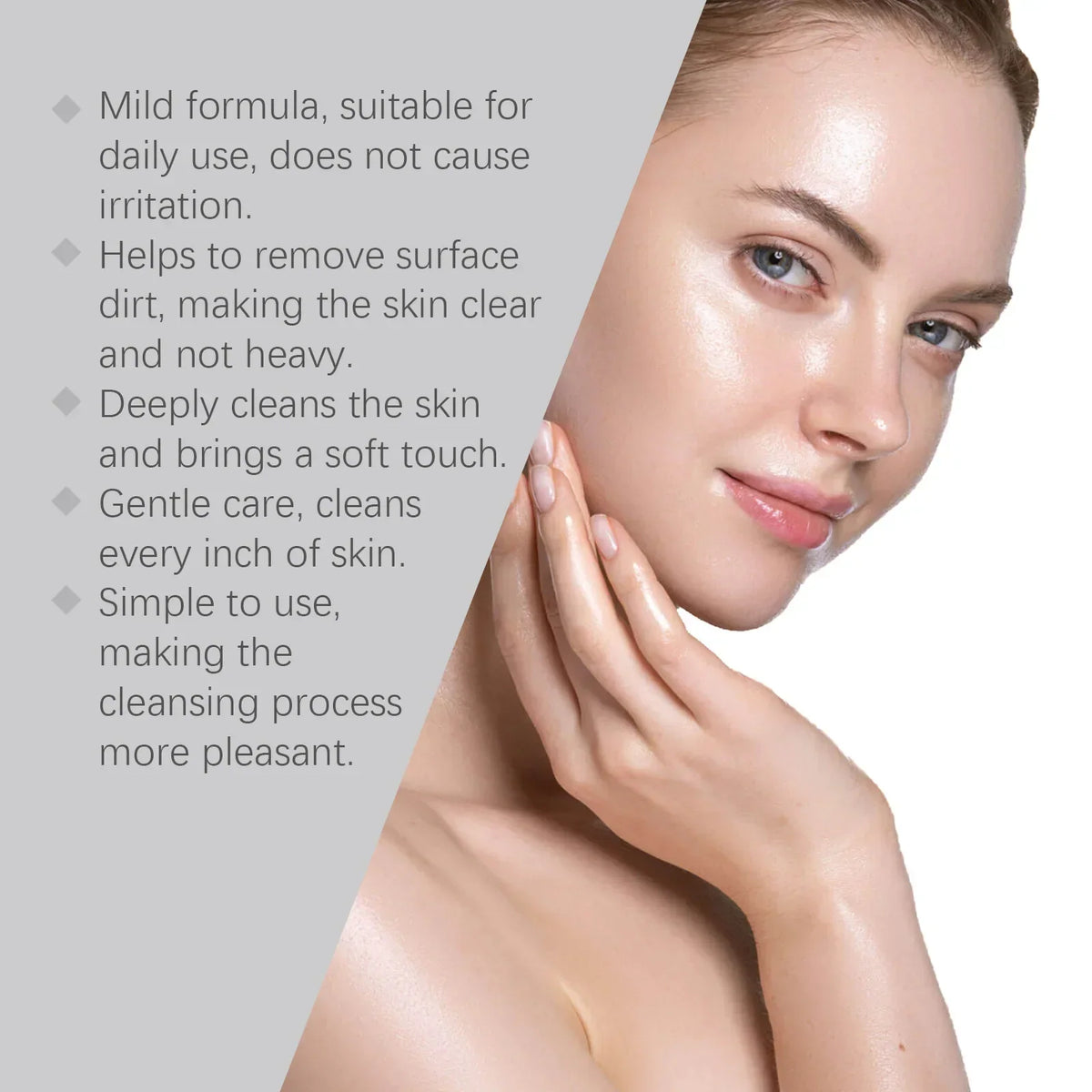 Blushimmer enzyme face powder wash with skin oil control, removing blackheads and pimples, refreshing clean facial pores.