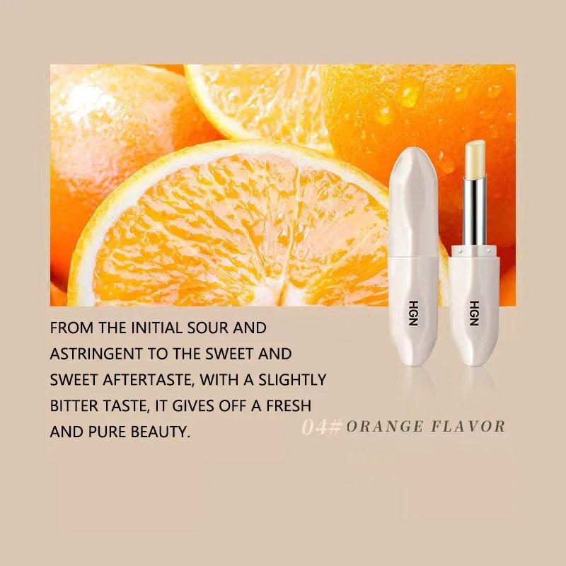 Blushimmer natural fruit-flavored lip balm with moisturizing, nourishing, and anti-drying properties for men and women.