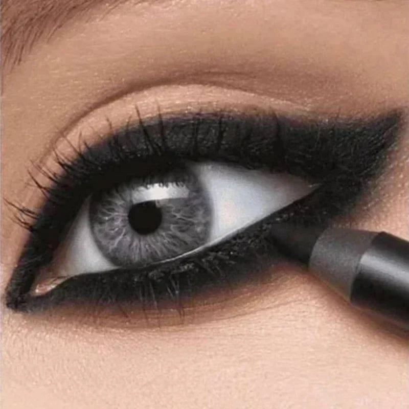Blushimmer waterproof gel eye liner pen with vibrant blue, black, and white pigments for long-lasting makeup and eye definition.