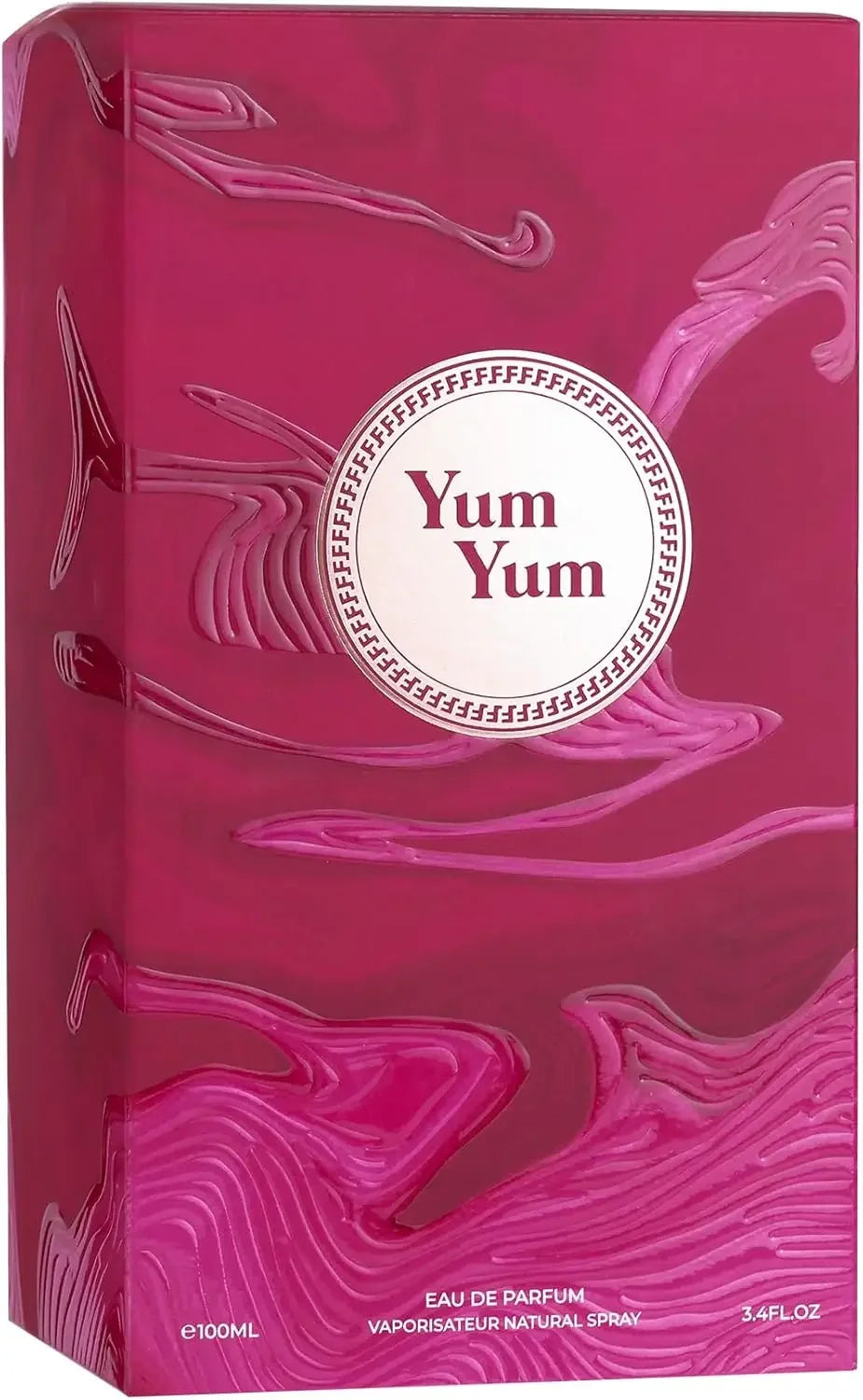 Armaf Delights Yum Yum EDP 100ml floral fruity perfume for women, showcasing the elegant bottle and sweet scent.