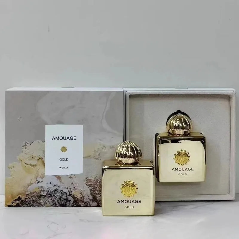 Amouage Guidance 46 Interlude Lilac Love 100ml unisex woody oriental perfume bottle with elegant packaging.