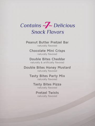 Assorted snack variety pack by AmBari Nutrition with a colorful selection of healthy snack options in individual packages.