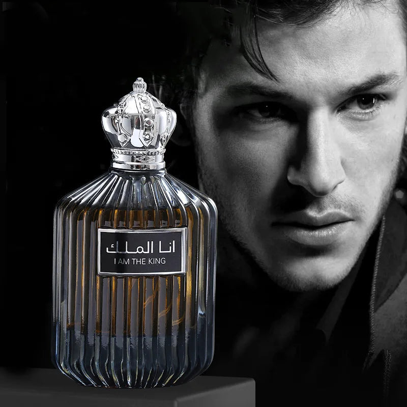 Blushimmer Dubai Prince Men Cologne 100ML bottle featuring a sleek design, representing a fresh desert scent and light fragrance.