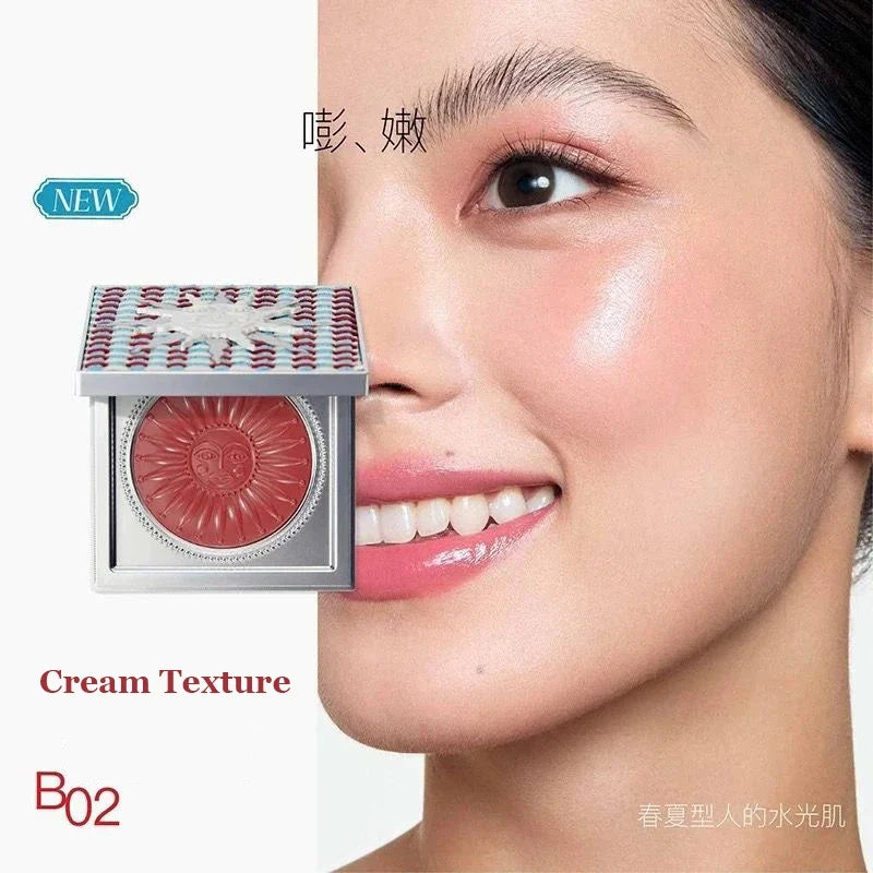 Girlcult Blushimmer emotional matte highlighter and blush pressed powder with fine shimmer for a cute Korean makeup look.