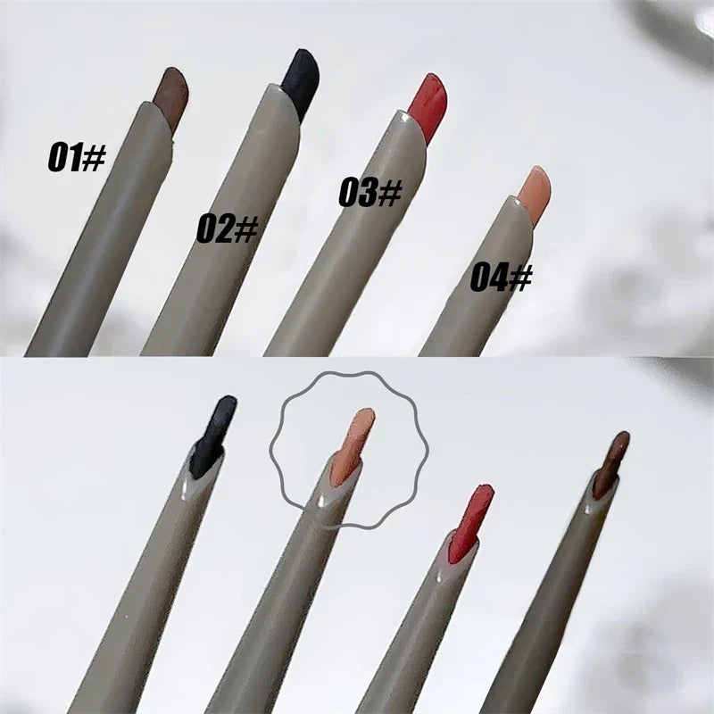 Blushimmer silky long-lasting wine red eyeliner pencil with matte finish, waterproof eye makeup pen, easy to apply for natural look