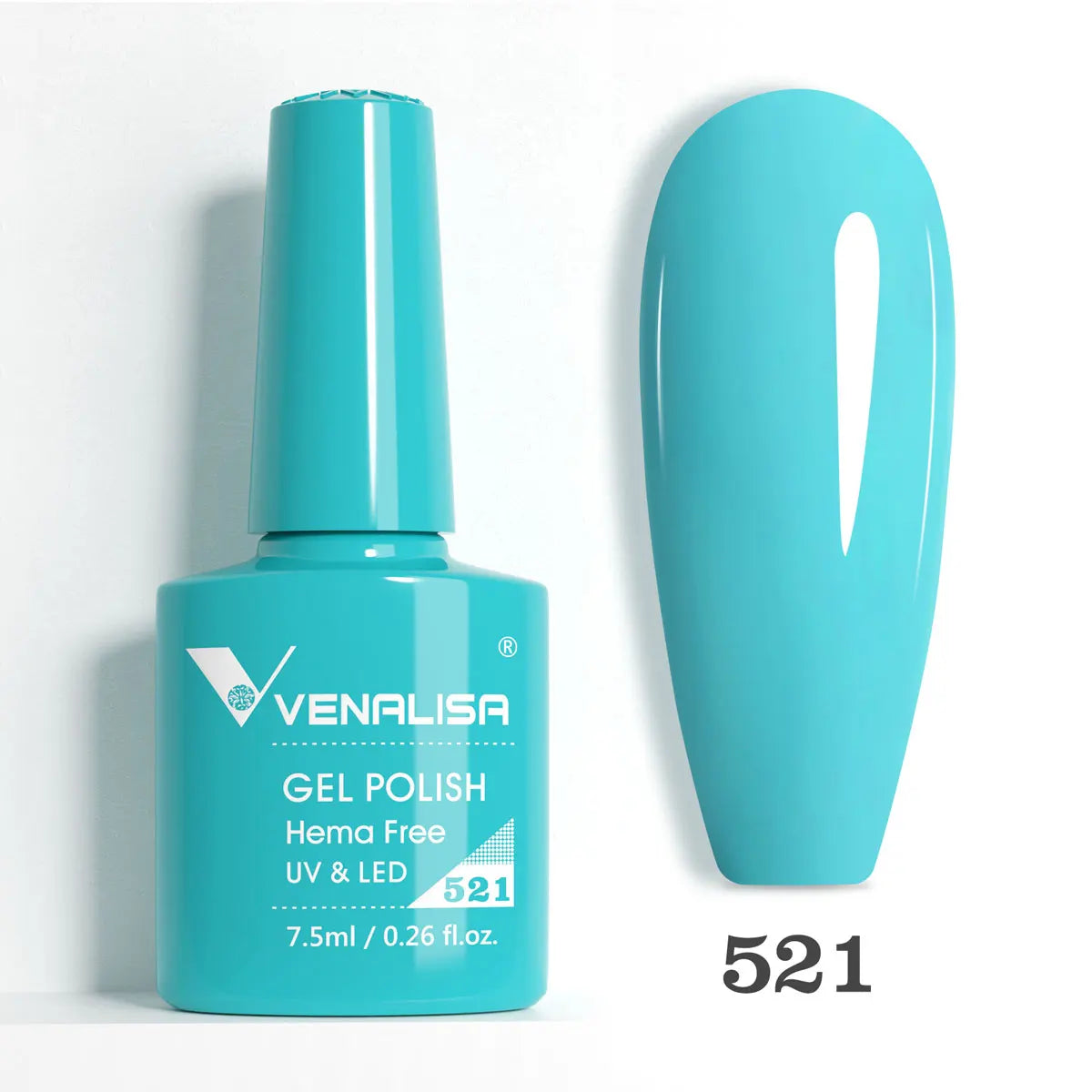 Blushimmer Venalisa HEMA TPO free glitter nail gel polish in pink nude, full coverage, suitable for soak-off UV and LED French nails.