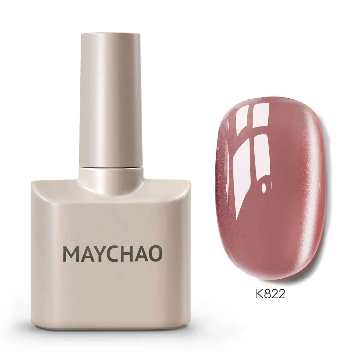 Blushimmer Galaxy Cat Eye Gel Nail Polish with magnetic holographic rainbow finish, soak-off UV gel for nail manicure.