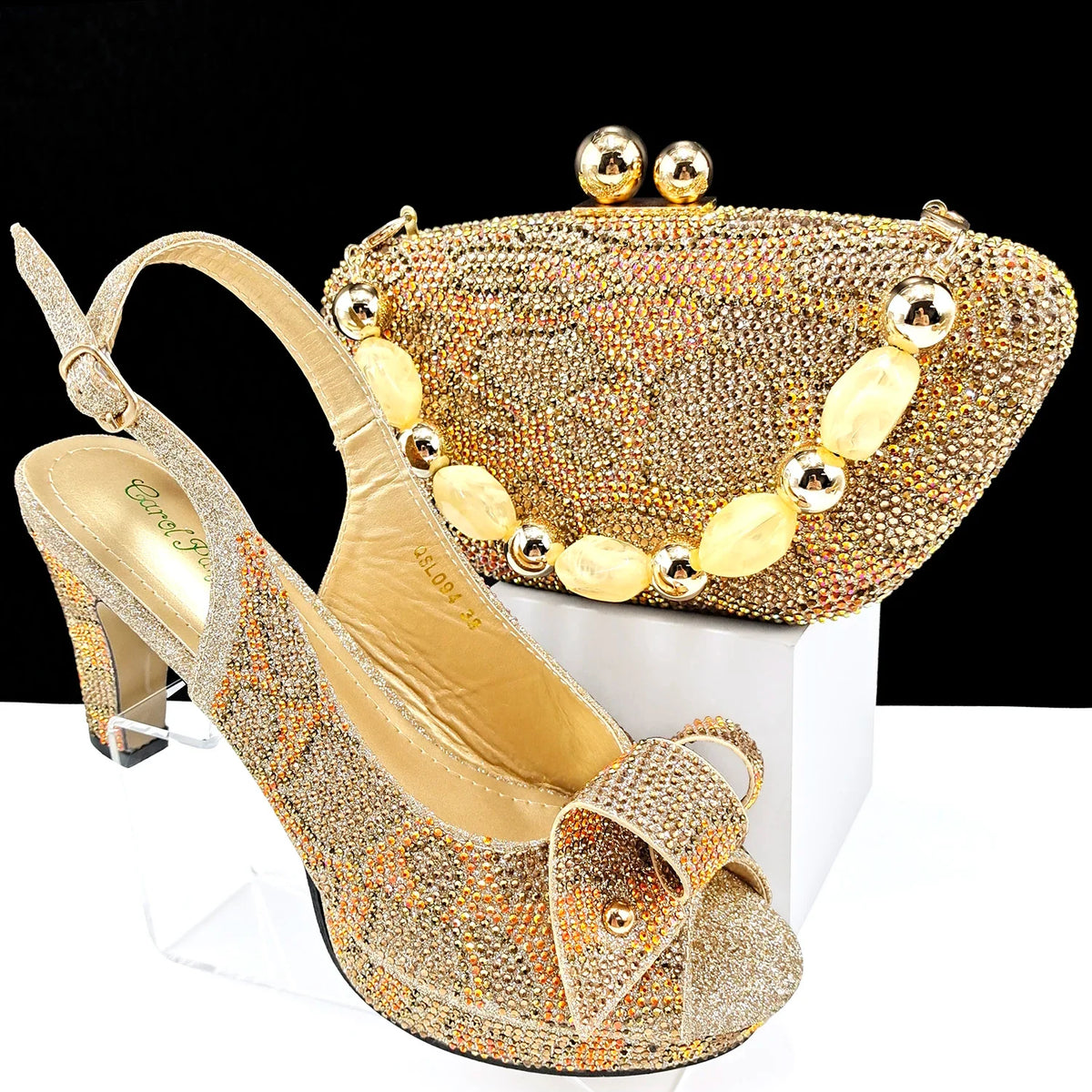Elegant Italian shoes and matching bags set by EdleessFashion, featuring luxurious craftsmanship and stylish design.