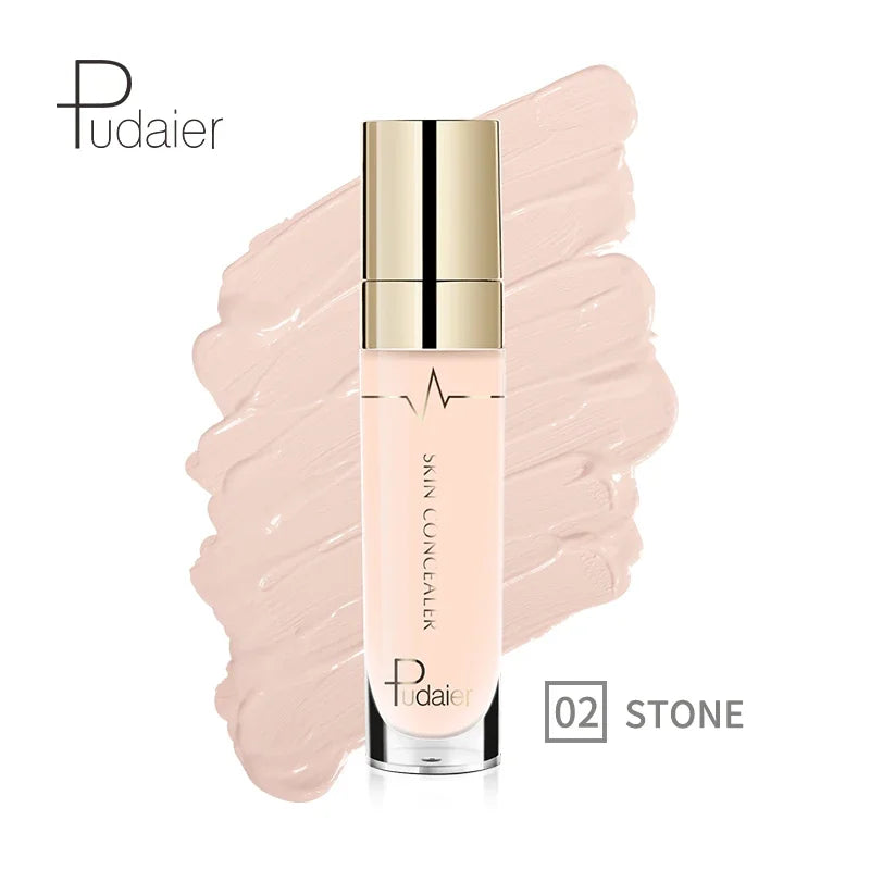 Blushimmer face contour concealer palette with liquid waterproof foundation and correctors for dark skin tones, professional makeup.