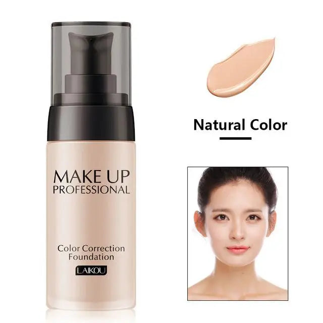 Blushimmer Laikou makeup base and liquid foundation BB cream with concealer, moisturizer, oil-control, and waterproof formula in 40g bottle