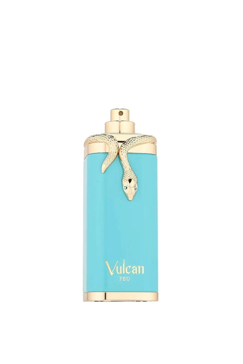Blushimmer Fragrance World French Avenue Vulcan Collection 100ml men's Cologne Vulcan Feu bottle with elegant design